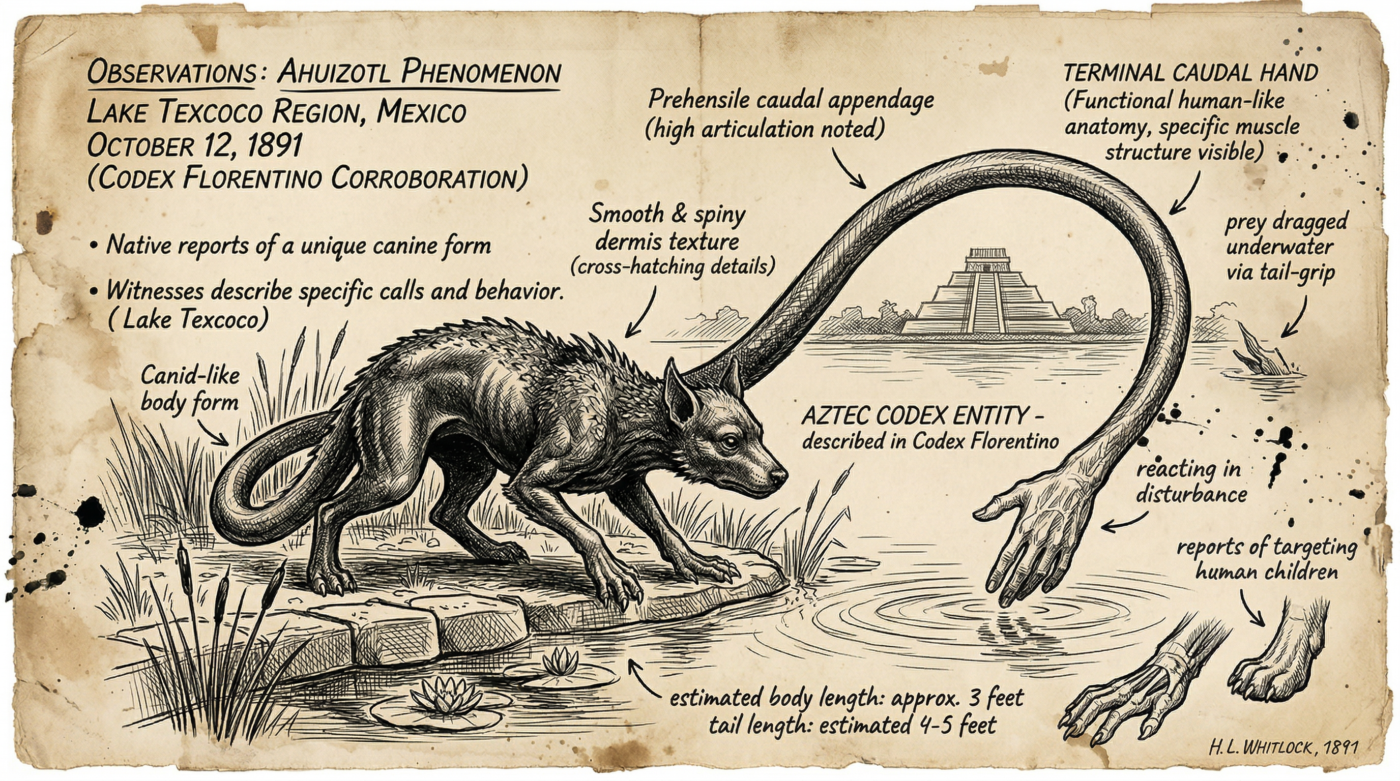 Illustration of Ahuizotl