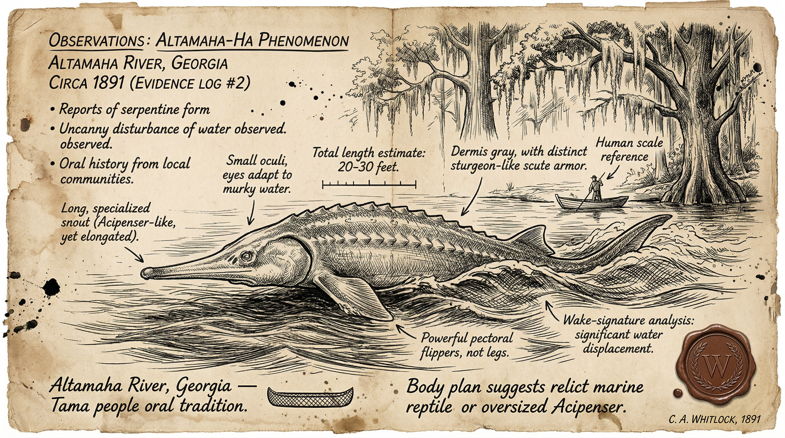 Illustration of Altamaha-ha