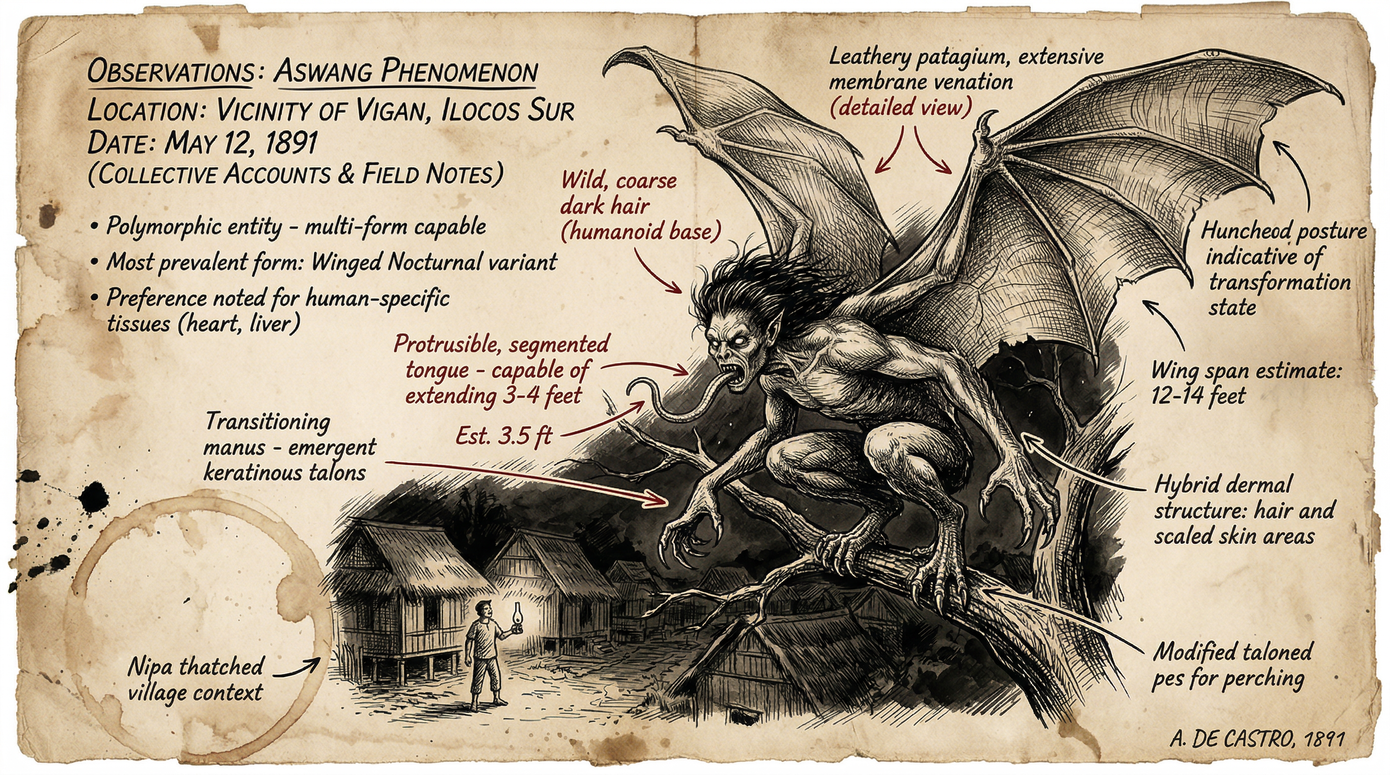 Illustration of Aswang