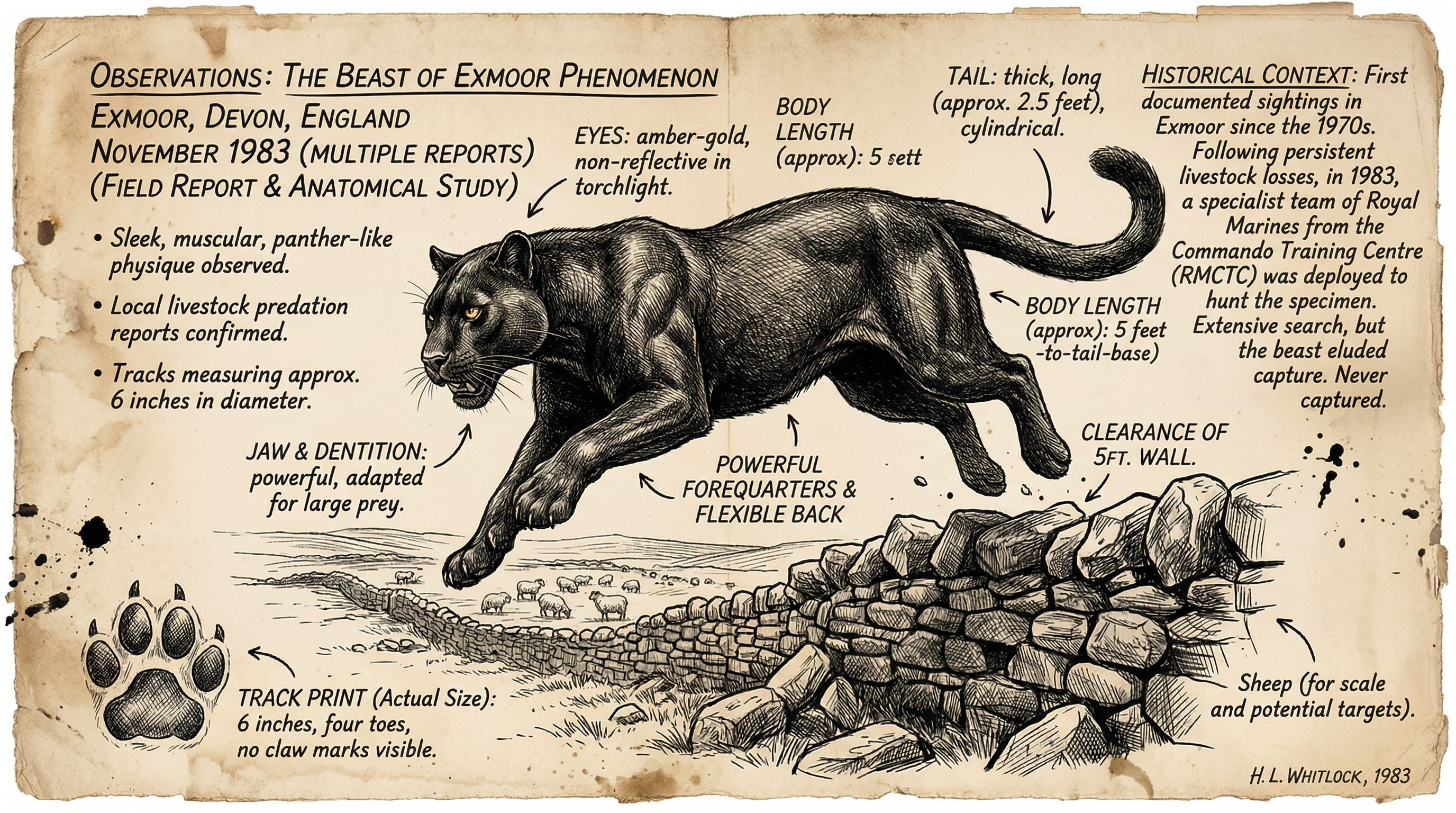 Illustration of Beast of Exmoor