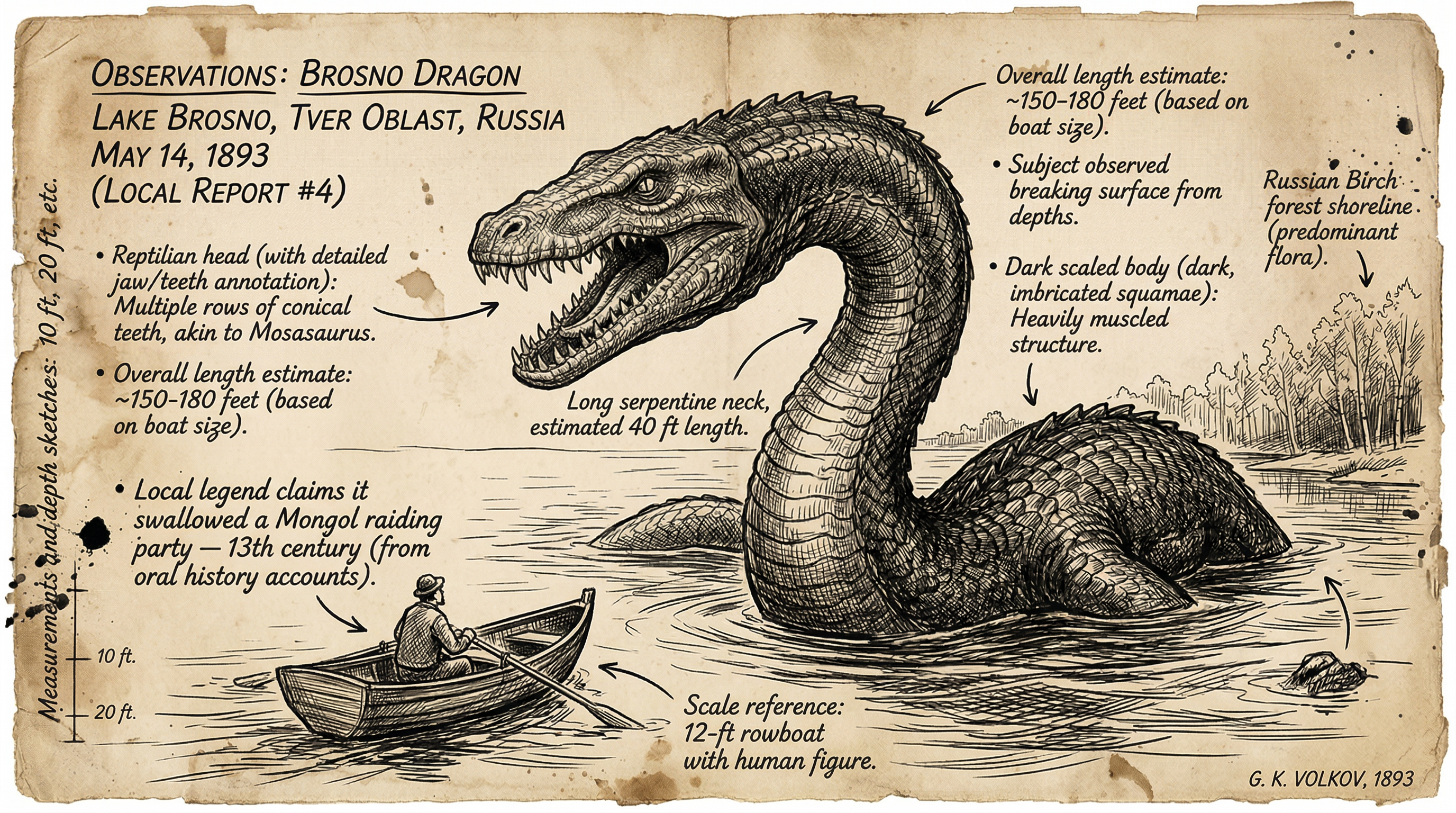 Illustration of Brosno Dragon