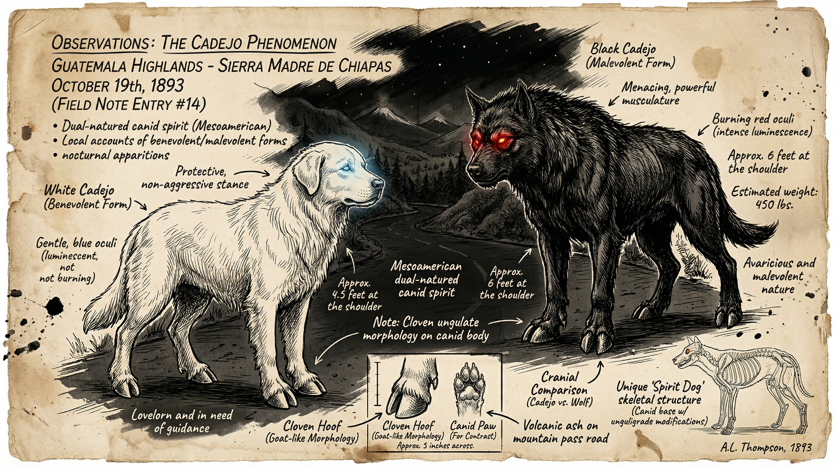 Illustration of Cadejo