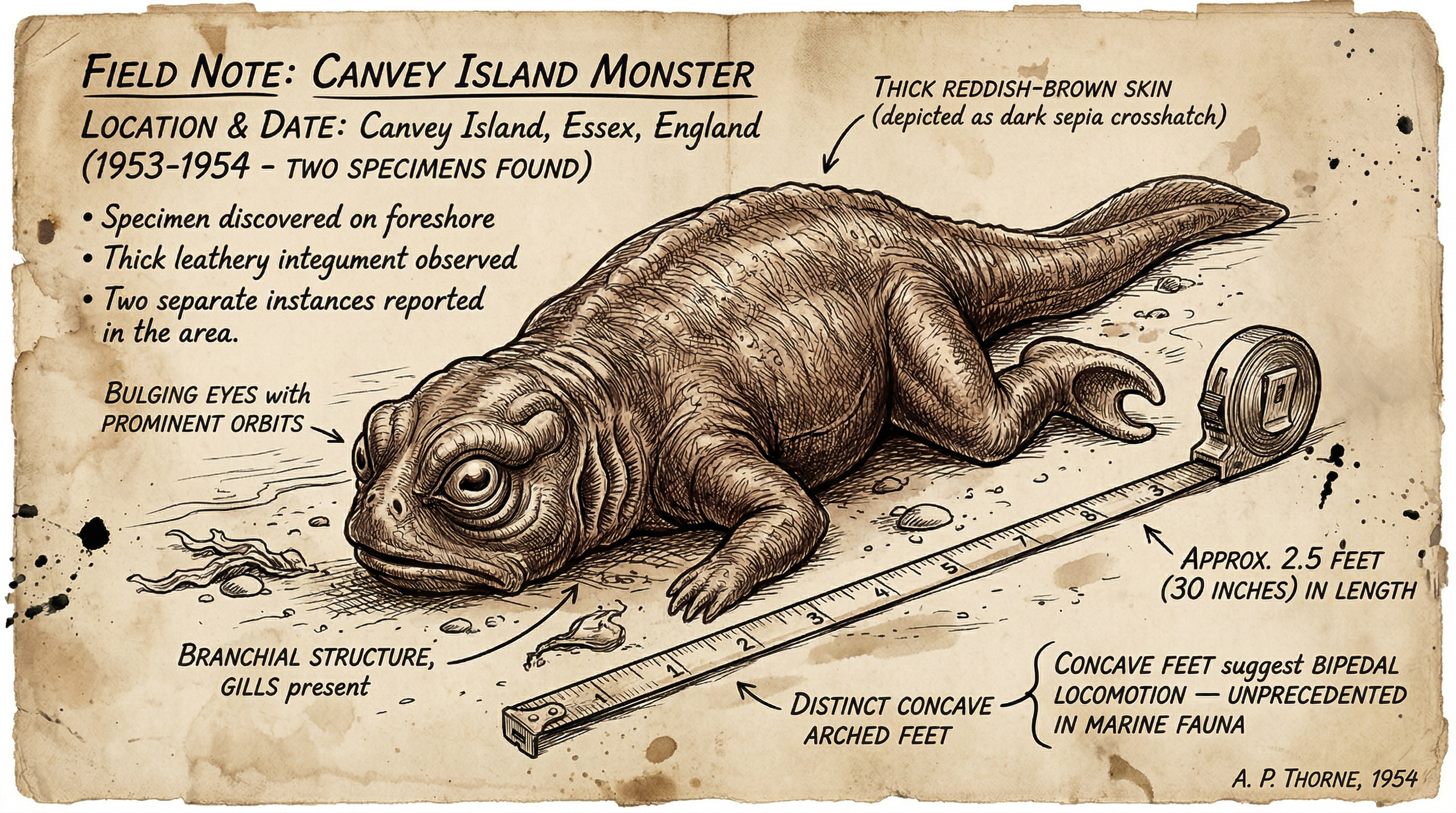 Illustration of Canvey Island Monster