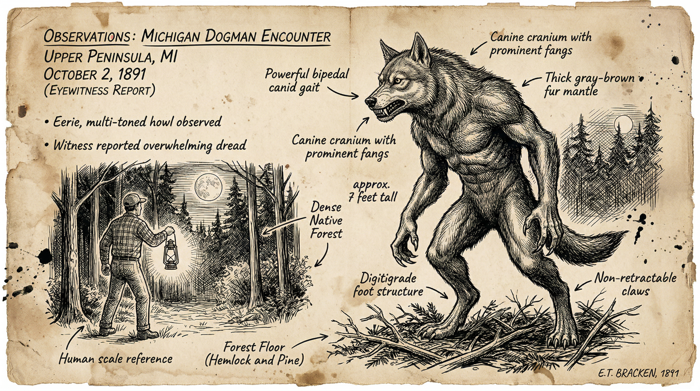 Illustration of Dogman