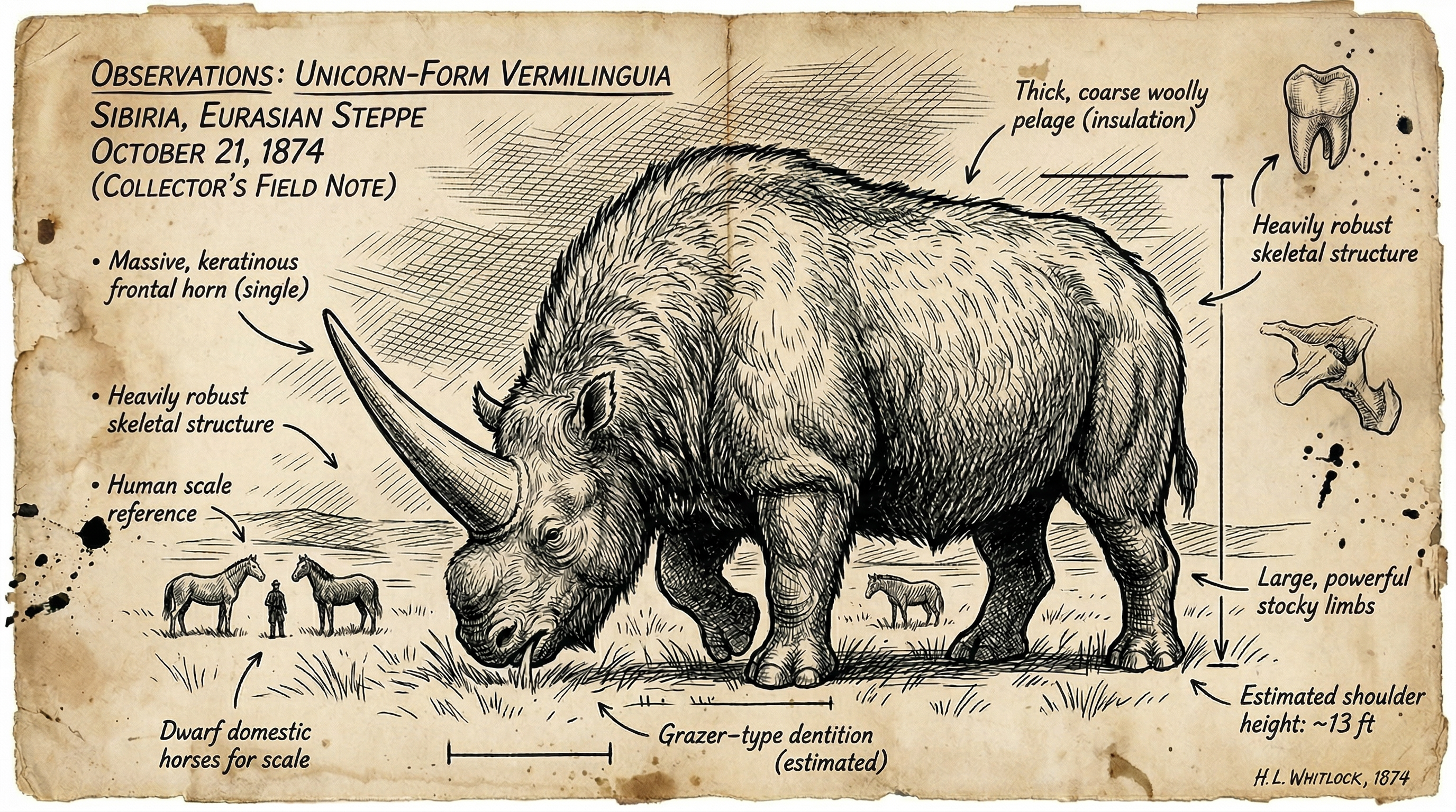 Illustration of Elasmotherium