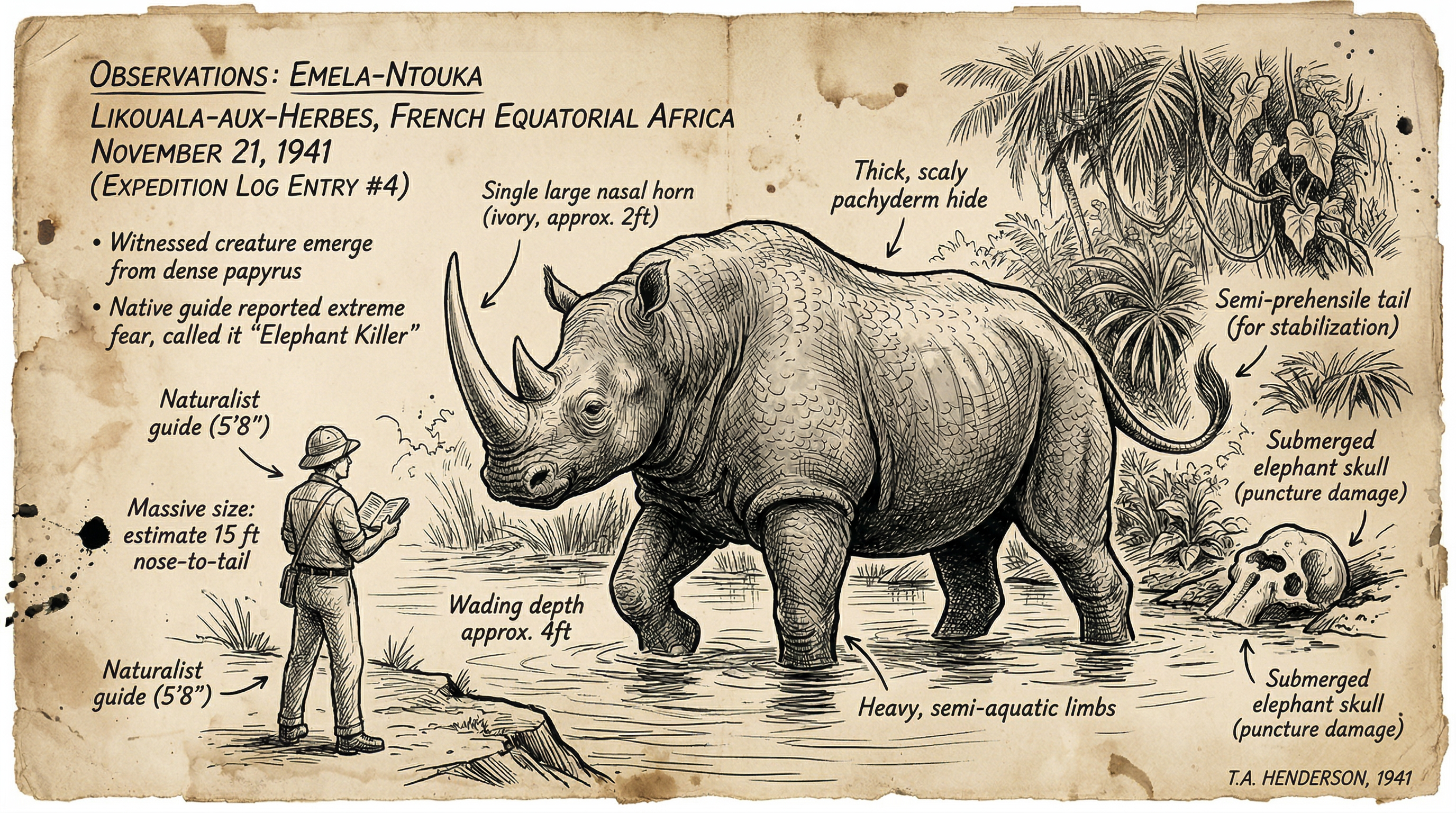 Illustration of Emela-ntouka