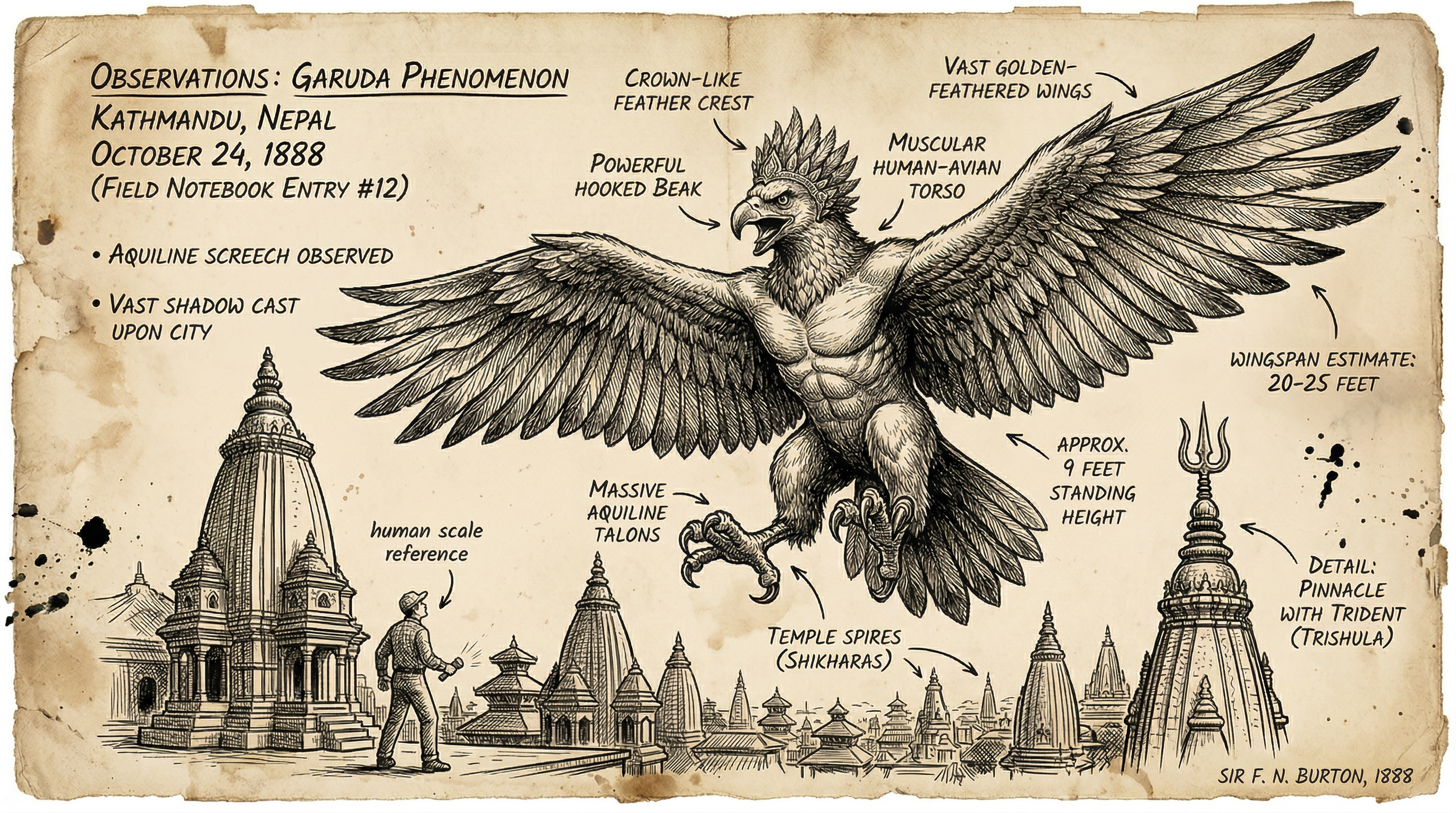 Illustration of Garuda