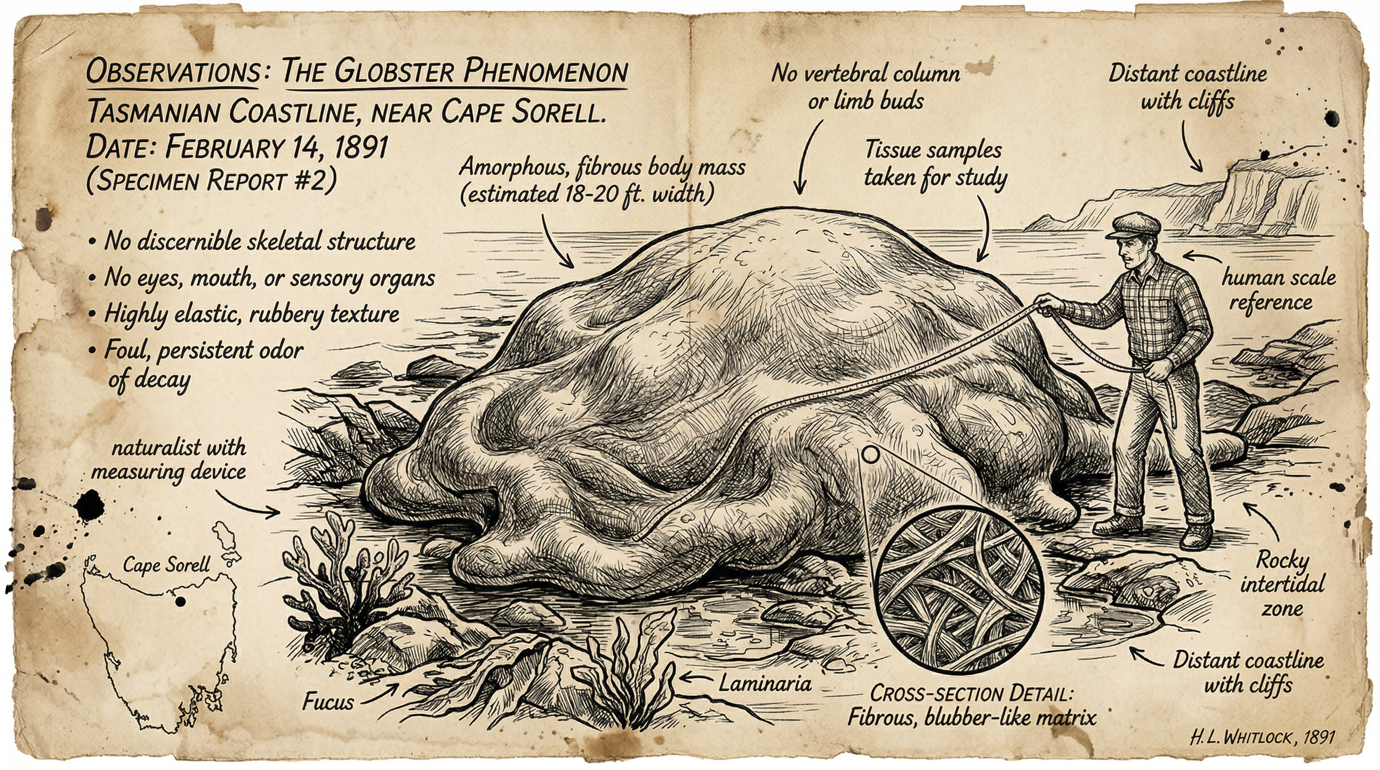 Illustration of Globster