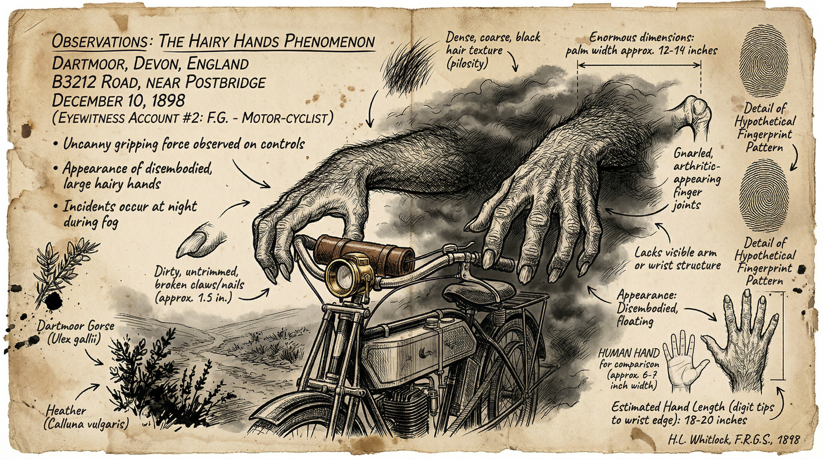 Illustration of Hairy Hands