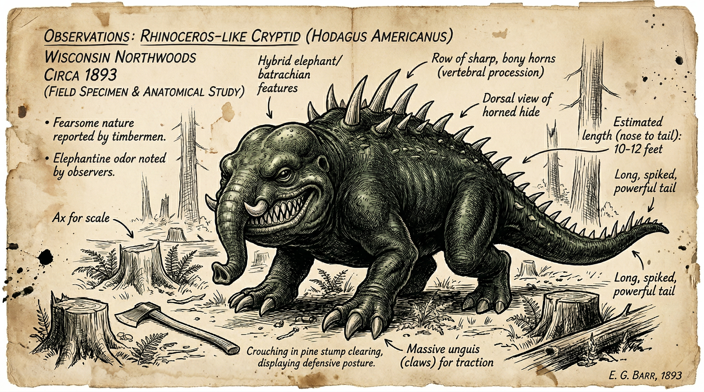 Illustration of Hodag