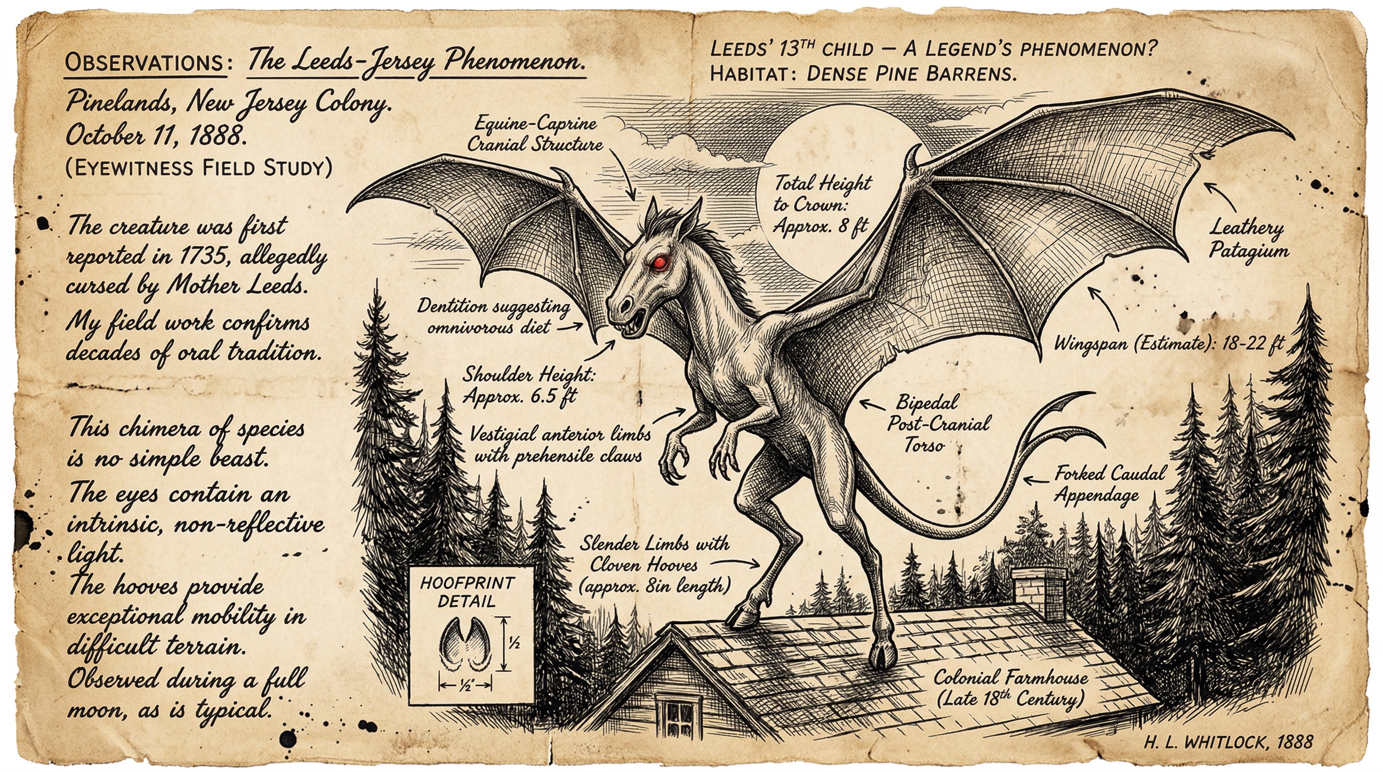 Illustration of Jersey Devil