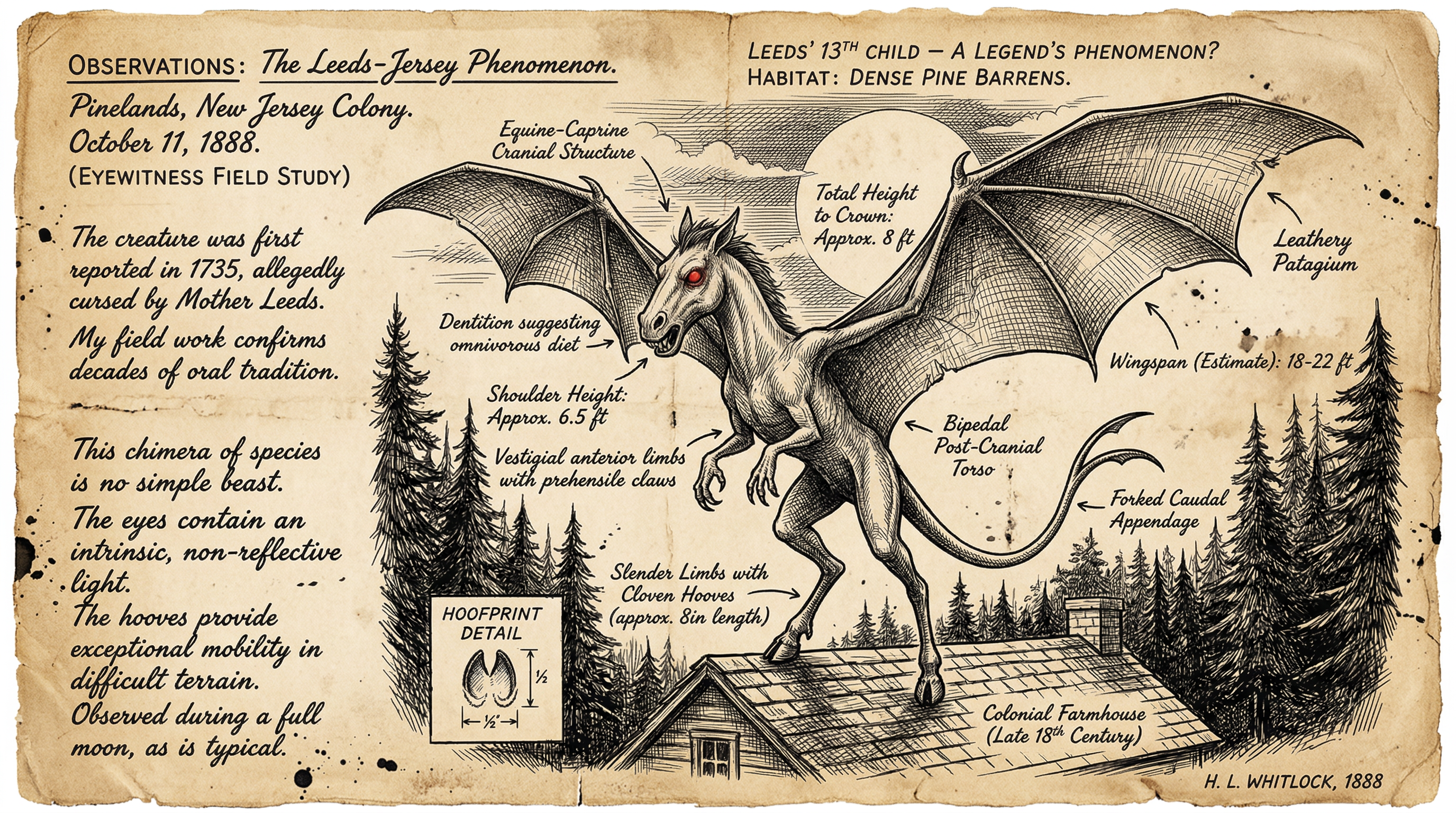 Illustration of Jersey Devil