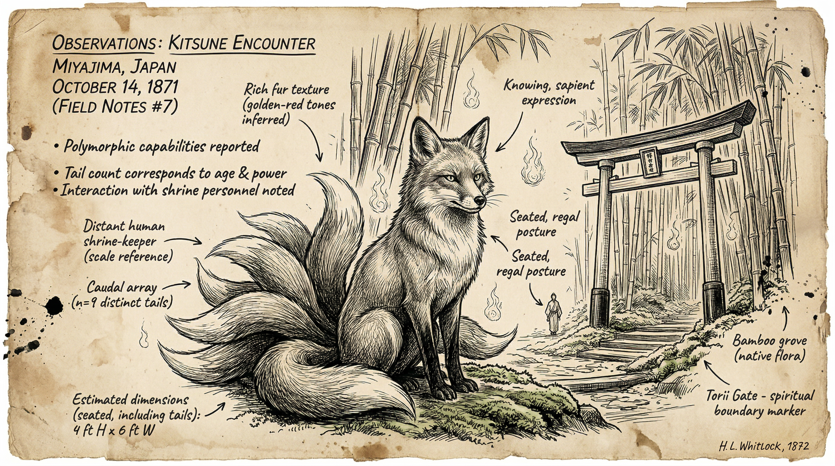 Illustration of Kitsune
