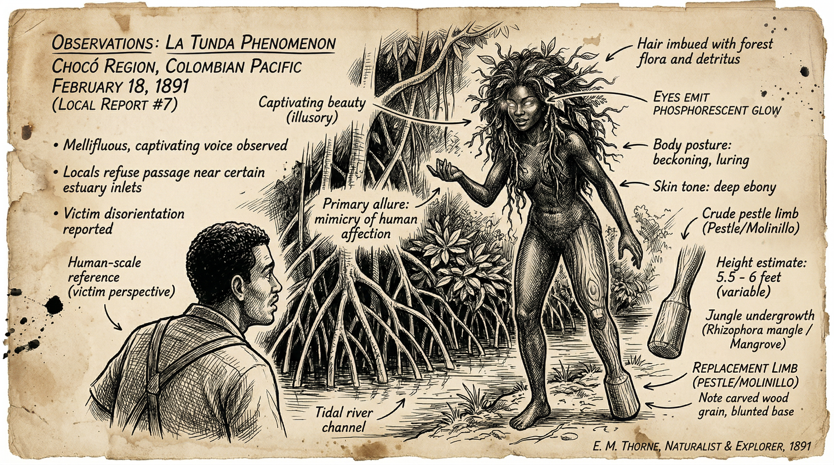 Illustration of La Tunda