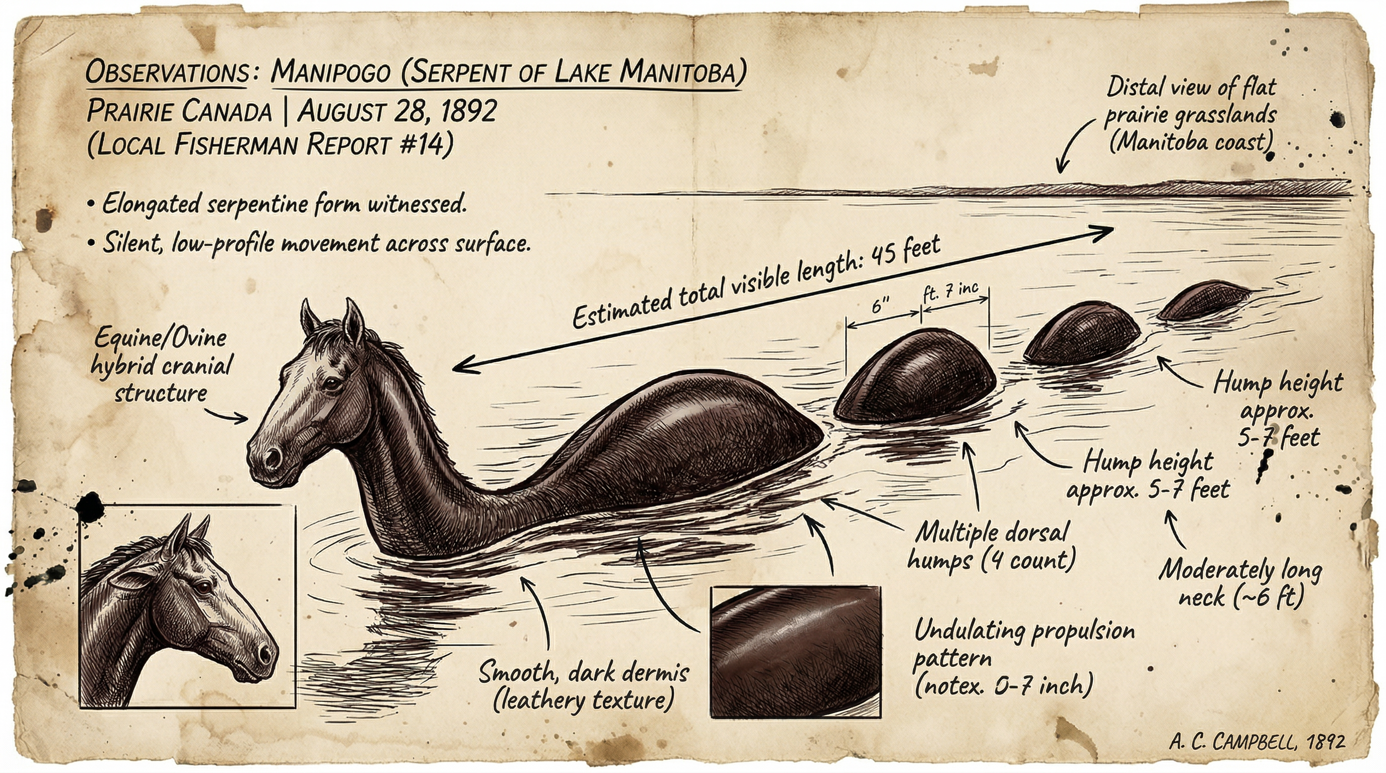 Illustration of Manipogo