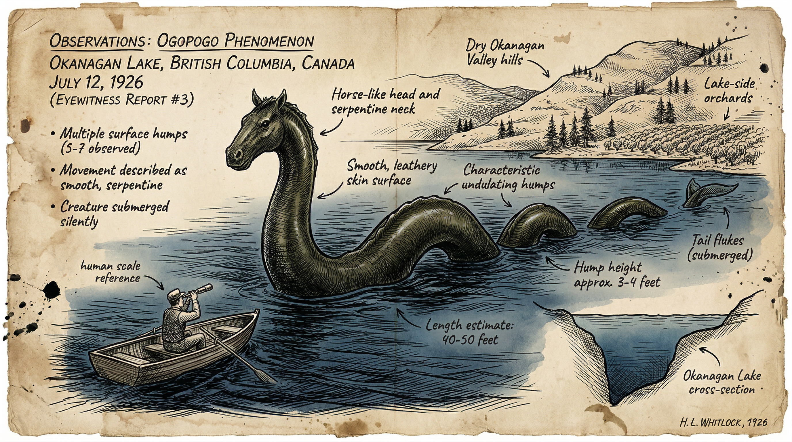 Illustration of Ogopogo